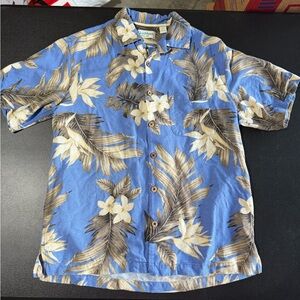 Caribbean Pure Silk Casual Button Down Shirt